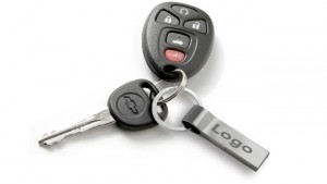 Black Chrome USB Flash Drive