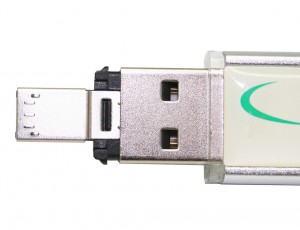 OTG plugged into USB